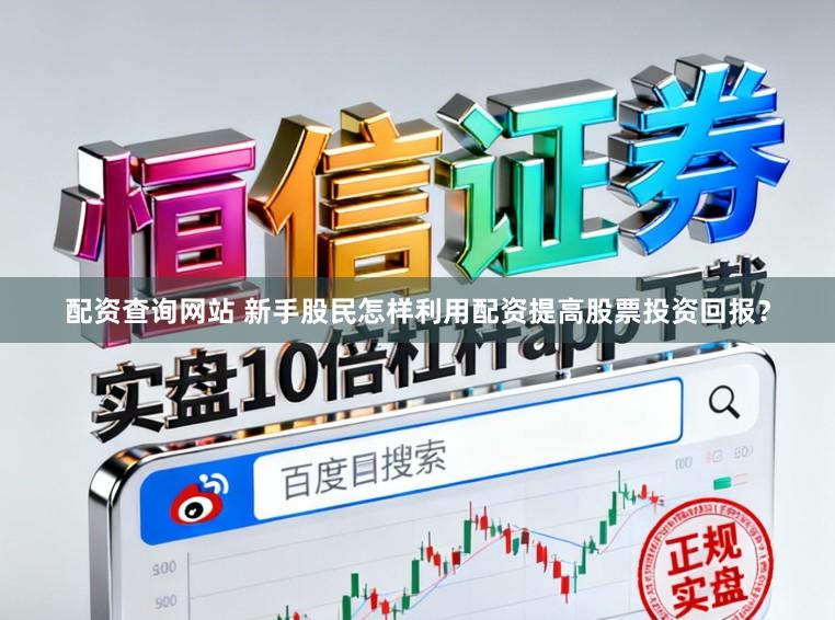配资查询网站 新手股民怎样利用配资提高股票投资回报？