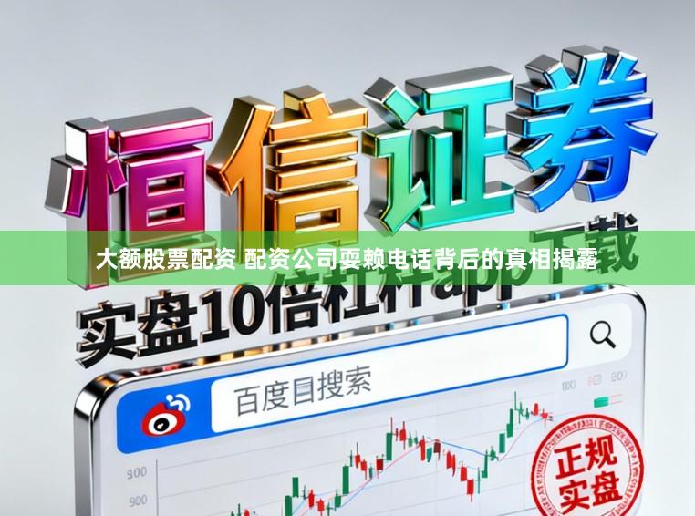 大额股票配资 配资公司耍赖电话背后的真相揭露